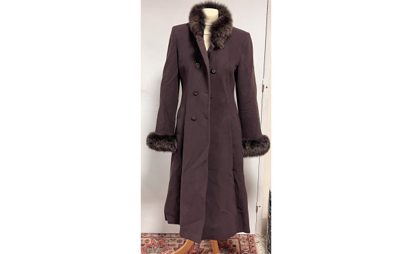 ALAIN CHABASON - Manteau femme en laine 