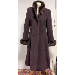 ALAIN CHABASON - Manteau femme en laine 