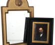"Portrait d'homme", plaque de porcelaine