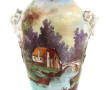 Vase ancien en porcelaine à décor d'un p