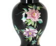 Potiche montée en lampe en porcelaine no