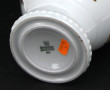 Potiche couverte en porcelaine blanche e