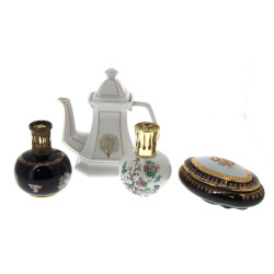 Deux lampes BERGER dont une en porcelain