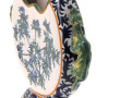 HENRIOT QUIMPER - Vase circulaire à pans