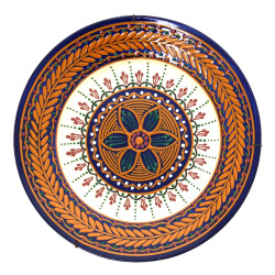 HB QUIMPER (Avant 42) - Assiette à décor