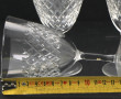 Service de verres à pied en cristal à dé