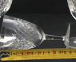 Service de verres à pied en cristal à dé