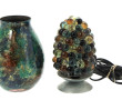 LAQUE LINE - Vase en verre décor intérie