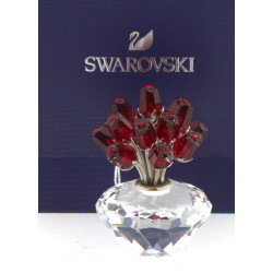 SWAROVSKI - Bouquet de roses en cristal 