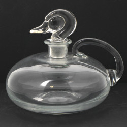 ROMAN ART - Carafe "canard" en verrerie 