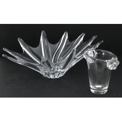 DAUM France - Petit vase en cristal tran