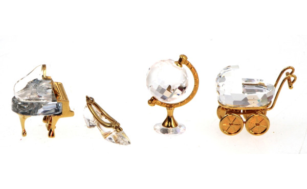 SWAROVSKI - Lot de 4 sujets miniatures e