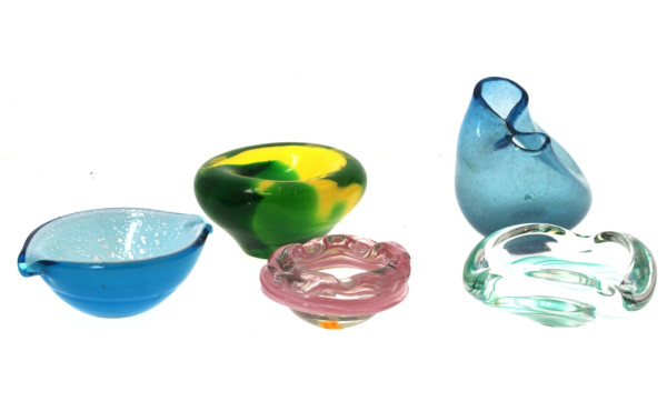VENISE (Murano) et divers - Lot de 4 vid