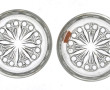 BACCARAT - Paire de dessous de bouteille