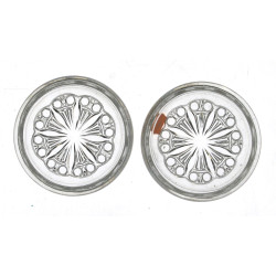 BACCARAT - Paire de dessous de bouteille