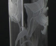 Lot de verrerie comprenant un vase roule
