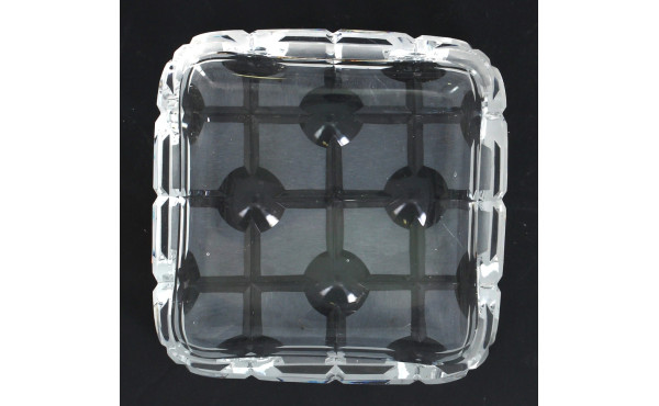 Vide-poche en cristal transparent et cri