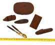 Lot de 4 tabatières anciennes en bois do