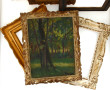 Lot de 6 cadres anciens dont style Napol