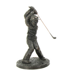Golfeur, sujet décoratif en résine, pati