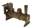 Objet en laiton en forme de locomotive, 