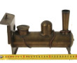 Objet en laiton en forme de locomotive, 