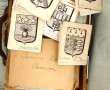 HERALDIQUE - GENEALOGIE - Valisette anc