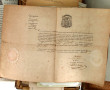 HERALDIQUE - GENEALOGIE - Valisette anc