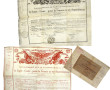 FRANC-MACONNERIE - 2 diplômes maçonnique