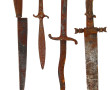 Lot de 4 couteaux : un couteau XIXème à 