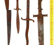 Lot de 4 couteaux : un couteau XIXème à 