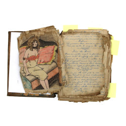 Rare recueil de chansons manuscrites, pa