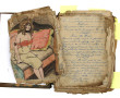 Rare recueil de chansons manuscrites, pa