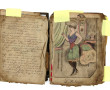 Rare recueil de chansons manuscrites, pa
