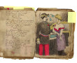 Rare recueil de chansons manuscrites, pa