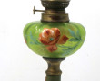 Lampe à pétrole ancienne, réservoir en v