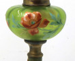 Lampe à pétrole ancienne, réservoir en v