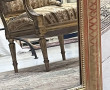 Miroir XIXème en bois et stuc doré, H 11