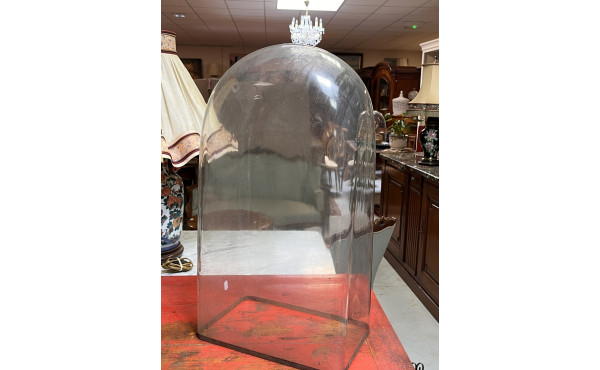 Globe en verre rectangulaire H 55 x 30 x