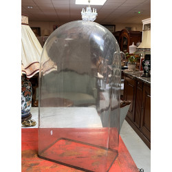 Globe en verre rectangulaire H 55 x 30 x
