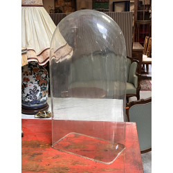 Globe en verre rectangulaire H 54 x 27,5