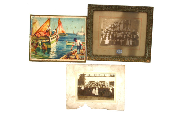 "Noces bretonnes", 2 photographies ancie