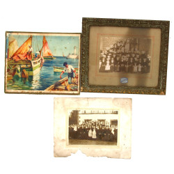 "Noces bretonnes", 2 photographies ancie
