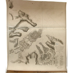 CARTES MARITIMES XIXe: - MALTE - plan d