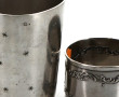 Timbale à décor d'étoiles et anneau de s