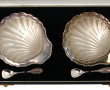 Paire de beurriers en argent anglais, en