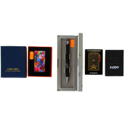 ZIPPO et LIGHTER - Lot de 2 briquets éta