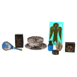 Lot de petits bibelots divers : 4 boîtes