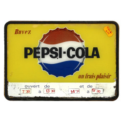 PEPSI-COLA - Petit panneau publicitaire 