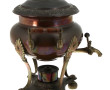 Petit samovar à décor de fleurs, palmett